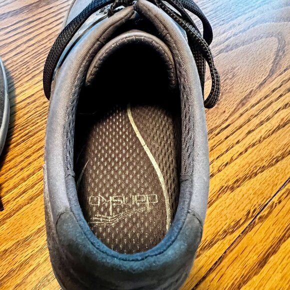 Dansko Hayden Sneakers Women’s 39 (8.5–9) – Gray Suede Lace-Up - Picture 4 of 7